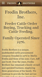 Mobile Screenshot of fredinbrothers.com